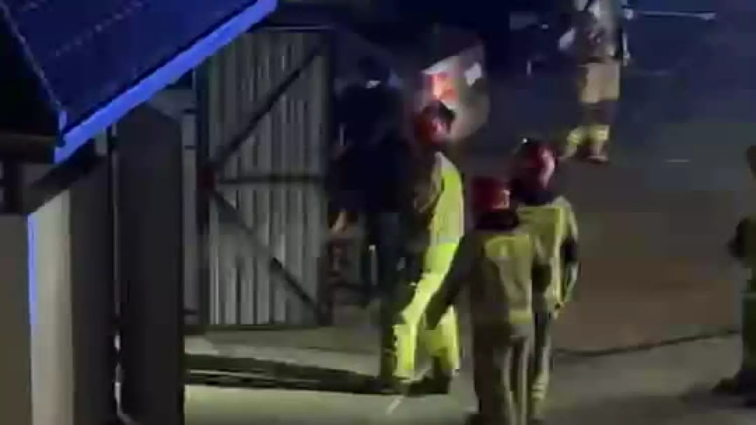 Pożar śmietnika na ul.Celulozowej