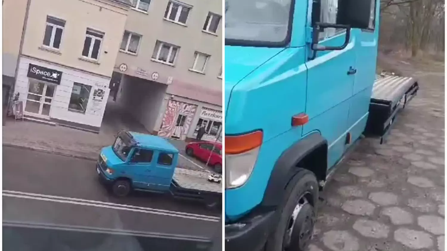 Laweta z zabawką jeździła po Włocławku