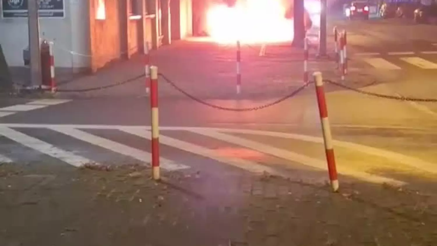 Pożar auta przy ul. Świętego Antoniego