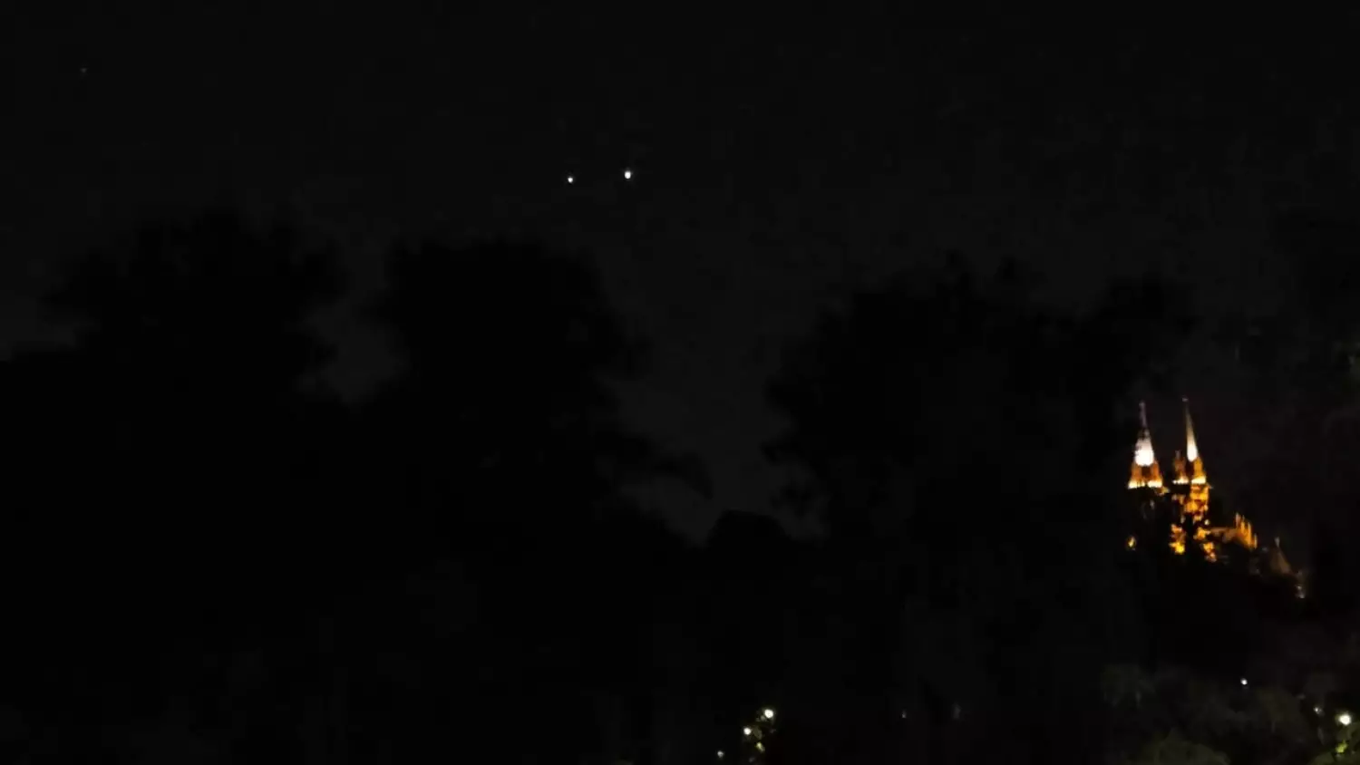 Spektakularna koniunkcja Wenus i Jowisza.