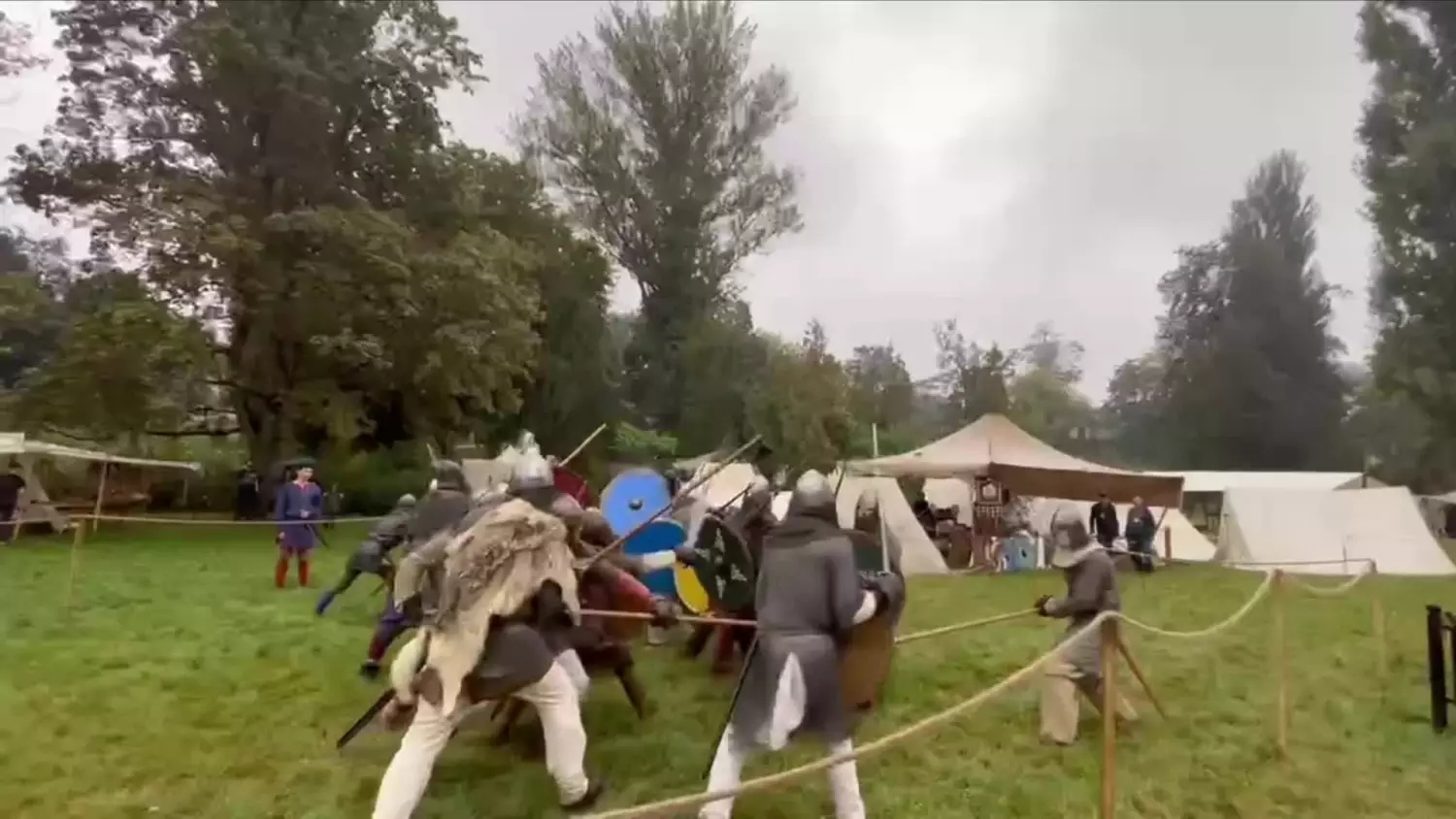 Walki Wikingów w parku Sienkiewicza