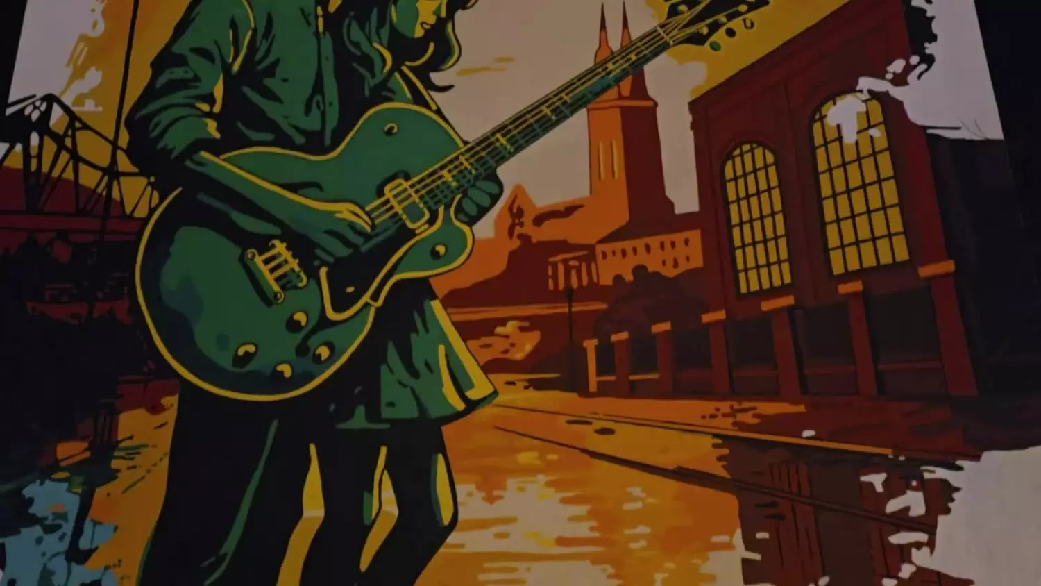 Mural z motywem "Kocham Cię jak Irlandię" gotowy