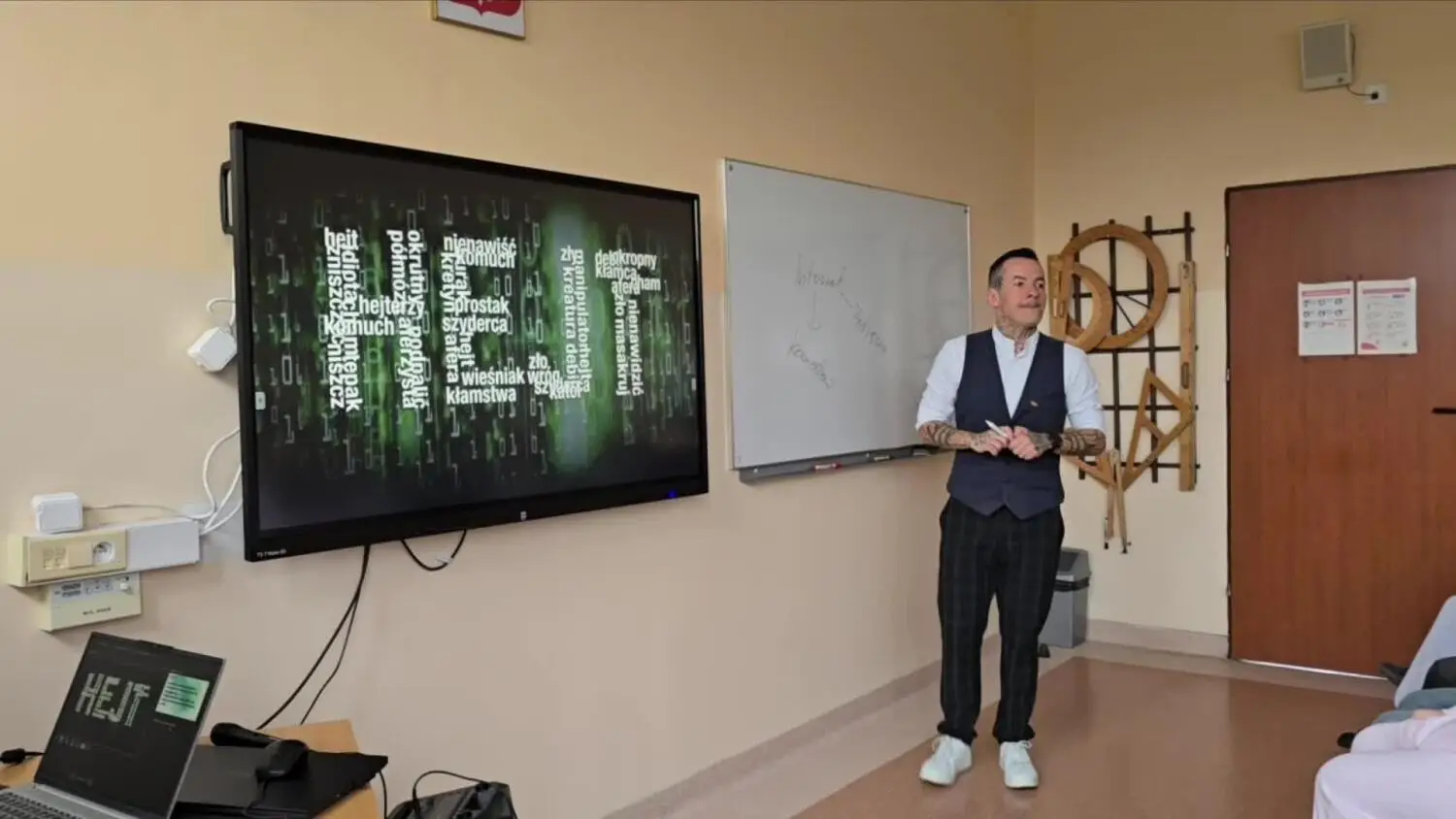 Spotkanie z Posłem RP Marcinem Józefaciukiem na temat hejtu