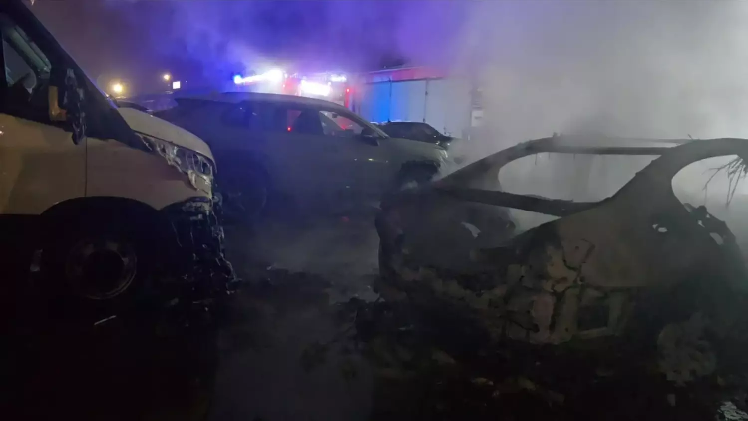 Pożar przy ul. Brackiej