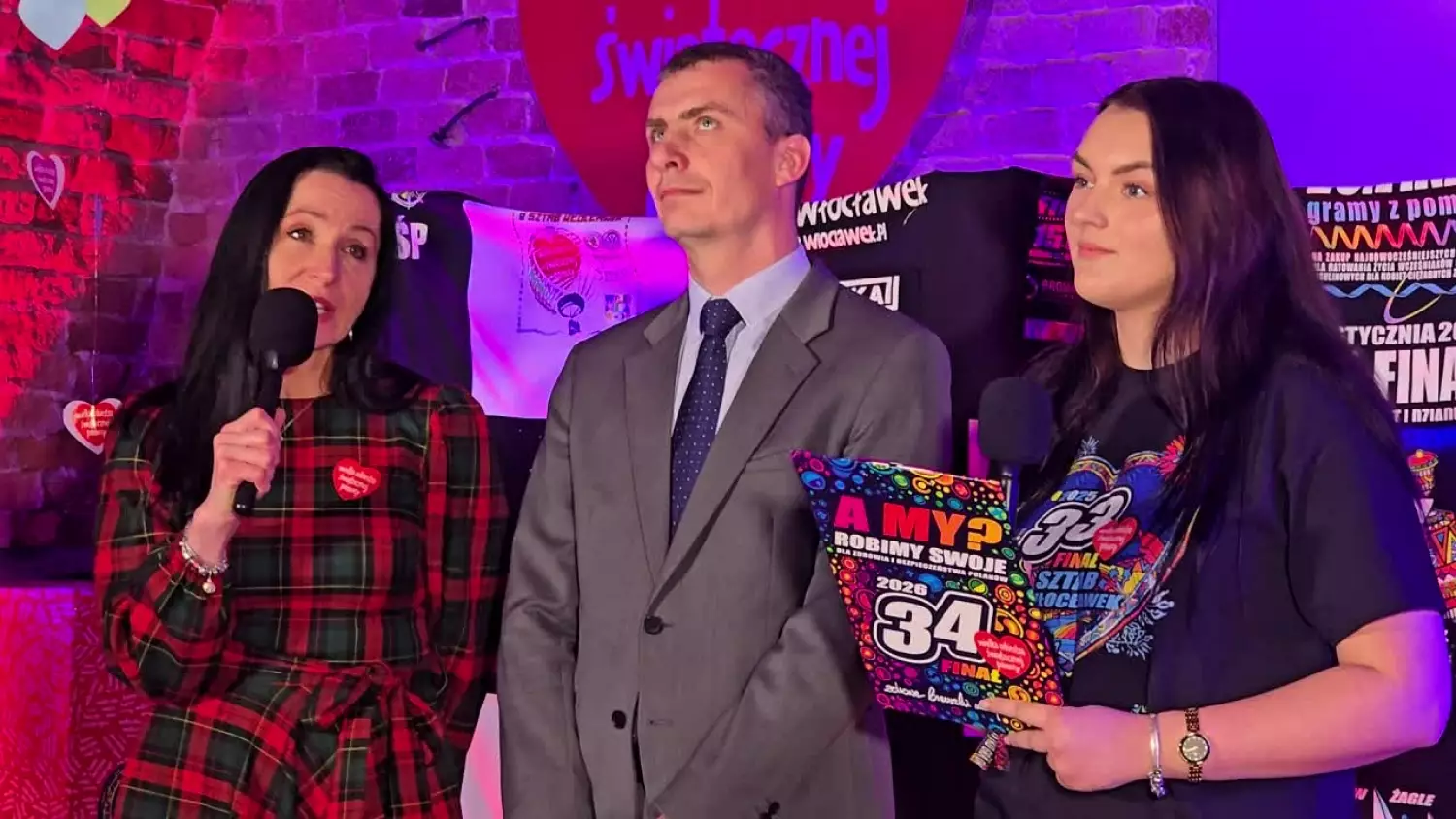 Konferencja prasowa dotycząca organizacji WOŚP we Włocławku