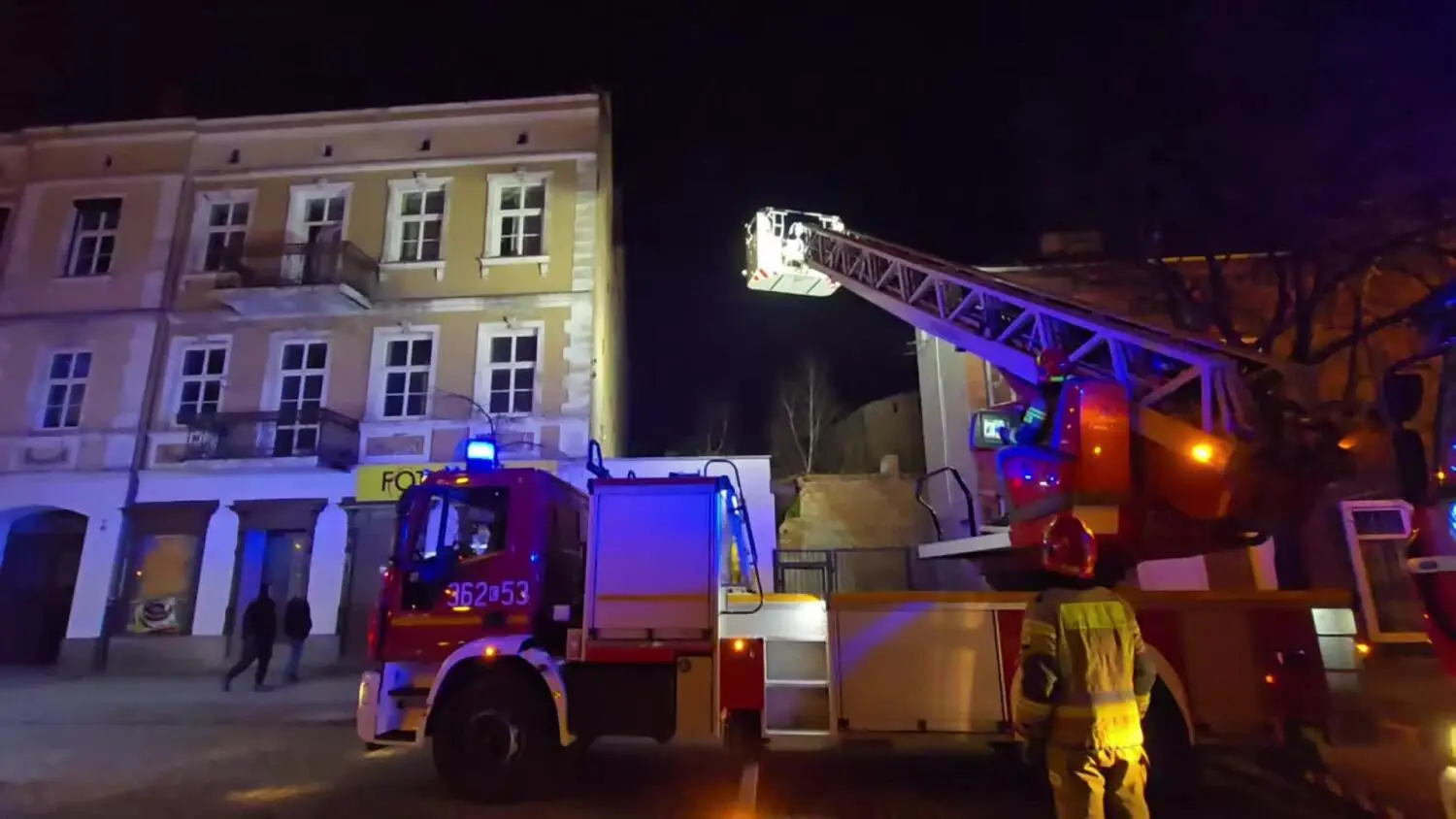 Akcja strażaków na Zielonym Rynku