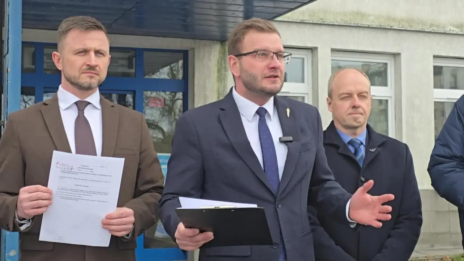 Konferencja prasowa Konfederacji Ruchu Narodowego Włocławek